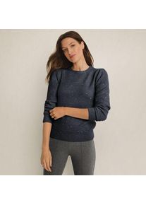 LANDS' END Pullover mit Pailletten f&uuml;r Damen, Damen, size: regular, Blau, Polyacryl/Polyester-Mischung, by Lands' End