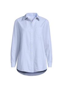 LANDS' END Langarm Oxford-Hemdbluse f&uuml;r Damen, Damen, size: regular, Blau, Baumwolle, by Lands' End
