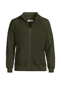 LANDS' END Rippstrick DRIFTER Cardigan f&uuml;r Herren, Herren, size: regular, Gr&uuml;n, Baumwolle/Nylon, by Lands' End