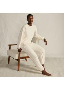 LANDS' END Lounge-Set aus Samt, Damen,  Wei&szlig;, Polyester/Polyester-Mischung, by Lands' End