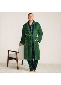 LANDS' END Bademantel aus t&uuml;rkischem Frottee f&uuml;r Herren, Herren, size: regular, Gr&uuml;n, Baumwolle, by Lands' End