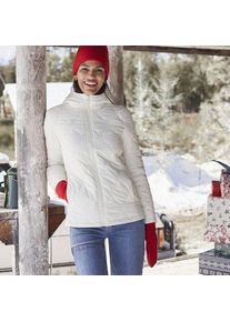 LANDS' END Isolierte Steppjacke FeatherFree f&uuml;r Damen in Plus-Gr&ouml;&szlig;e, Damen, size: plus, Elfenbein, Polyester, by Lands' End