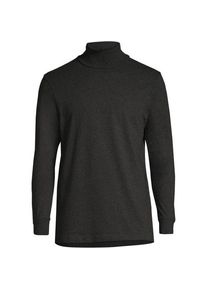 LANDS' END Super-T Rollkragenshirt f&uuml;r Herren, Classic Fit, Herren, size: regular, Blau, Baumwolle, by Lands' End