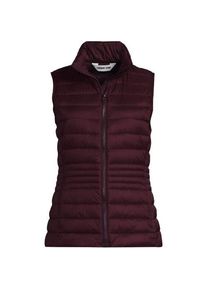 LANDS' END Daunenweste WANDERWEIGHT Verstaubar Ultraleicht f&uuml;r Damen in Plus-Gr&ouml;&szlig;e, Damen, size: plus, Rot, Nylon, by Lands' End
