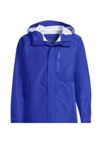 LANDS' END Verstaubare wasserdichte Regenjacke f&uuml;r Herren, Herren, size: regular, Blau, Polyester, by Lands' End