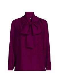 LANDS' END Schluppenbluse f&uuml;r Damen, Damen, size: regular, Lila, Polyester/Viskose, by Lands' End