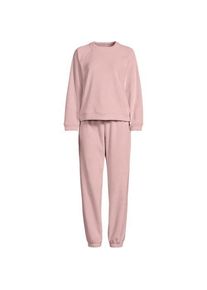 LANDS' END Lounge-Set aus Samt, Damen,  Pink, Polyester/Polyester-Mischung, by Lands' End