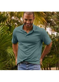 LANDS' END Supima Kurzarm-Polo, Classic Fit, Herren,  Gr&uuml;n, Baumwolle, by Lands' End
