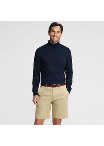 LANDS' END Supima Rollkragenshirt f&uuml;r Herren, Classic Fit, Herren, size: regular, Blau, Baumwolle, by Lands' End