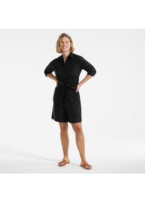 LANDS' END Premium Reinleinen-Schlupfshorts, Damen,  Wei&szlig;, Leinen, by Lands' End