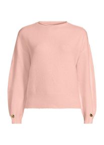 LANDS' END Wool Touch Pullover mit gerolltem Ausschnitt f&uuml;r Damen, Damen, size: regular, Gelb, Wolle/Polyester/Nylon, by Lands' End