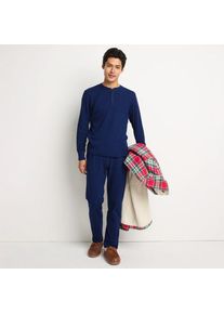 LANDS' END Jersey-Pyjamahose f&uuml;r Herren, Herren, size: regular, Blau, Baumwolle, by Lands' End