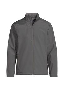 LANDS' END Softshell-Jacke f&uuml;r Herren, Herren, size: regular, Grau, Polyester, by Lands' End