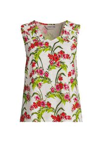 LANDS' END &Auml;rmelloses Soft FlowTop aus Leinenmix in Plus-Gr&ouml;&szlig;e, Damen, size: plus, Elfenbein, Leinen/Baumwolle Modal, by Lands' End