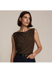 LANDS' END Silk Knit &Auml;rmelloses Top f&uuml;r Damen, Damen, size: regular, Braun, Polyester-Mischung, by Lands' End
