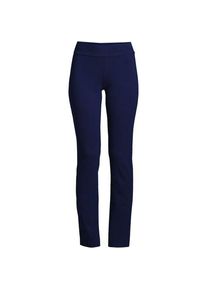LANDS' END Slim Fit Starfish Jersey-Freizeithose, Damen,  Blau, Elasthan/Baumwoll-Mischung, by Lands' End