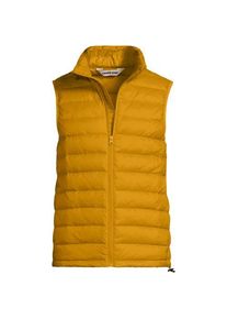 LANDS' END Ultraleichte verstaubare Wanderweight-Daunenweste f&uuml;r Herren, Herren, size: regular, Gelb, Polyester/Nylon/Daunen, by Lands' End