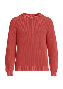 LANDS' END DRIFTER Pullover im Shaker-Rippstrick f&uuml;r Herren, Herren, size: regular, Lila, Baumwolle, by Lands' End