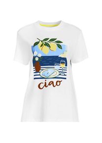 LANDS' END Grafik-Shirt f&uuml;r Damen in Plus-Gr&ouml;&szlig;e, Damen, size: plus, Gelb, Baumwolle, by Lands' End