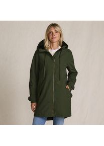 LANDS' END Squall Regenjacke in A-Linie f&uuml;r Damen in Petite-Gr&ouml;&szlig;e, Damen, size: petite, Gr&uuml;n, Nylon, by Lands' End