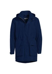 LANDS' END Wasserdichter, isolierter Squall-Parka f&uuml;r Herren, Herren, size: regular, Blau, Nylon, by Lands' End
