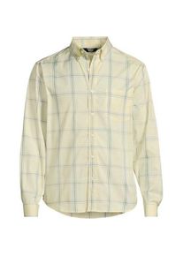 LANDS' END Ultimativ-Hemd f&uuml;r Herren, Classic Fit, Herren, size: regular, Gelb, Elasthan/Baumwoll-Mischung/Polyester-Mischung, by Lands' End