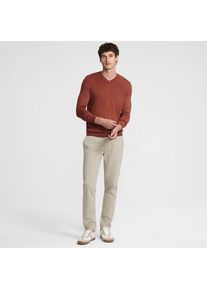LANDS' END CashTouch Feinstrick-Pullover f&uuml;r Herren, Herren, size: regular, Braun, Polyester, by Lands' End