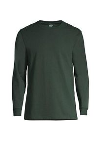 LANDS' END Super-T Langarm-Shirt f&uuml;r Herren, Classic Fit, Herren, size: regular, Gr&uuml;n, Baumwolle, by Lands' End