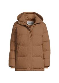 LANDS' END Wasserabweisende Daunenjacke f&uuml;r Damen in Plus-Gr&ouml;&szlig;e, Damen, size: plus, Beige, Nylon/Daunen, by Lands' End