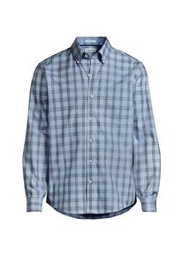 LANDS' END CLASSIC FIT. B&uuml;gelfreies Twillhemd, Herren,  Blau, Baumwolle, by Lands' End