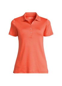 LANDS' END Supima-Poloshirt f&uuml;r Damen in Petite-Gr&ouml;&szlig;e, Damen, size: petite, Orange, Baumwolle, by Lands' End