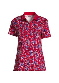 LANDS' END Supima-Poloshirt f&uuml;r Damen, Damen, size: regular, Rot, Baumwolle, by Lands' End
