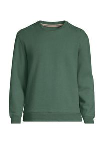 LANDS' END Rundhals-Sweatshirt SERIOUS SWEATS f&uuml;r Herren, Herren, size: regular, Gr&uuml;n, Baumwoll-Mischung/Polyester-Mischung, by Lands' End