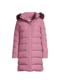 LANDS' END Daunenmantel mit Kapuze f&uuml;r Damen, Damen, size: regular, Pink, Polyester, by Lands' End
