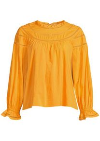 LANDS' END Voile-Bluse aus Baumwollmix f&uuml;r Damen in Plus-Gr&ouml;&szlig;e, Damen, size: plus, Orange, Baumwoll-Mischung/Viskose-Mischung/Baumwolle Modal, by Lands' End
