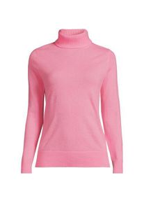 LANDS' END Rollkragen-Pullover aus Kaschmir, Damen,  Pink, Kaschmir, by Lands' End