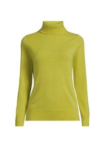LANDS' END Rollkragen-Pullover aus Kaschmir f&uuml;r Damen, Damen, size: regular, Gr&uuml;n, Kaschmir, by Lands' End