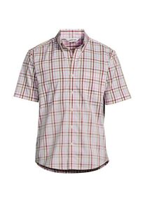 LANDS' END Ultimativ-Hemd mit kurzen &Auml;rmeln f&uuml;r Herren, Classic Fit, Herren, size: regular, Beige, Elasthan/Baumwoll-Mischung/Polyester-Mischung, by Lands' End
