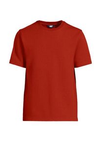LANDS' END Seriously Soft T-Shirt, Herren, size: regular, Braun, Baumwolle/Polyester/Baumwoll-Mischung, by Lands' End