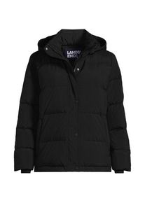 LANDS' END Wasserabweisende Daunenjacke f&uuml;r Damen, Damen, size: regular, Schwarz, Nylon, by Lands' End