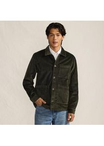 LANDS' END Cord-Jacke im Worker-Stil f&uuml;r Herren, Herren, size: regular, Braun, Elasthan/Baumwoll-Mischung, by Lands' End