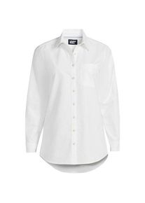 LANDS' END Langarm Oxford-Hemd f&uuml;r Damen in Plus-Gr&ouml;&szlig;e, Damen, size: plus, Wei&szlig;, Baumwolle, by Lands' End