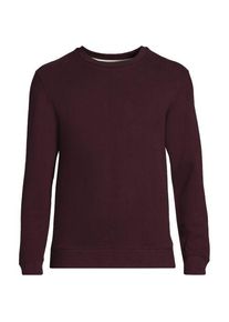 LANDS' END Rundhals-Sweatshirt SERIOUS SWEATS, Herren,  Rot, Baumwoll-Mischung/Polyester-Mischung, by Lands' End