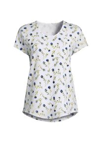 LANDS' END Shirt aus Baumwolle/Modal-Mix mit Ballett-Ausschnitt f&uuml;r Damen in Plus-Gr&ouml;&szlig;e, Damen, size: plus, Wei&szlig;, Baumwolle Modal, by Lands' End