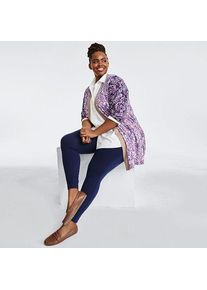 LANDS' END Starfish Leggings f&uuml;r Damen in Plus-Gr&ouml;&szlig;e, Damen, size: plus, Blau, Elasthan/Baumwoll-Mischung, by Lands' End