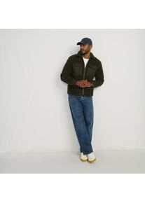 LANDS' END Sherpa-Fleece-Hemdjacke f&uuml;r Herren, Herren, size: regular, Beige, Polyester, by Lands' End