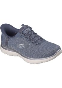 Skechers Arch Fit Summits - Soft Shimmer Textile Damen Schiefer Sneakers