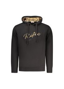 Rifle Schwarzes Baumwoll-Herren-Sweatshirt