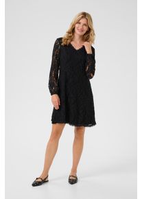 Cream Jerseykleid Feminine Pitch Blac