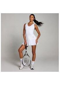 MP Damen TeMPo Plissee-Tenniskleid &ndash; Wei&szlig; - S